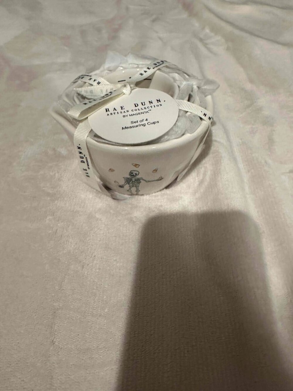 Rae Dunn Skeleton Measuring Cups NWT